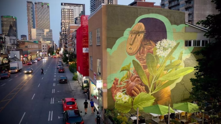 Mural Piwkentukun / Radio Canadá Internacional
