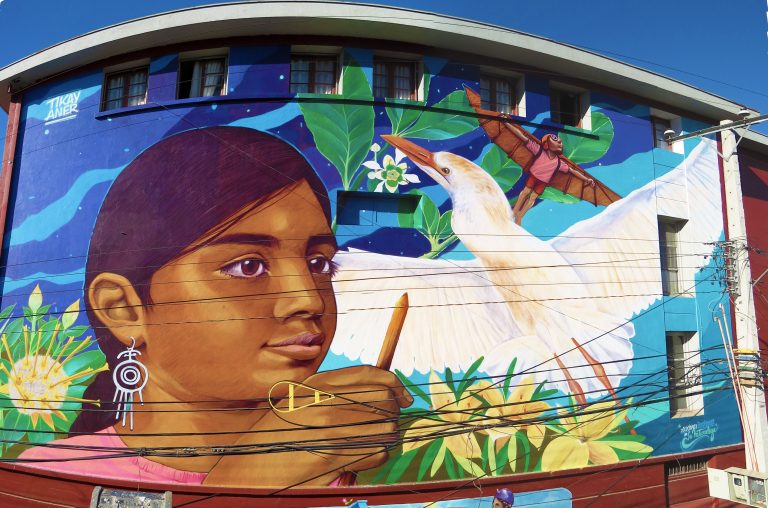 Murales científicos Explora acercan la ciencia con arte en la Región de Valparaíso
